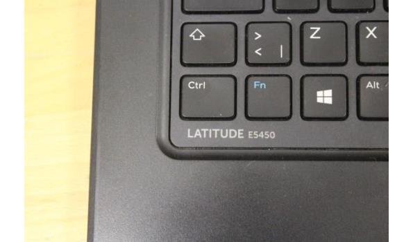 laptop DELL, Latitude E5450, Intel Core i3, zonder lader, paswoord niet gekend, werking niet gekend, beschadigd